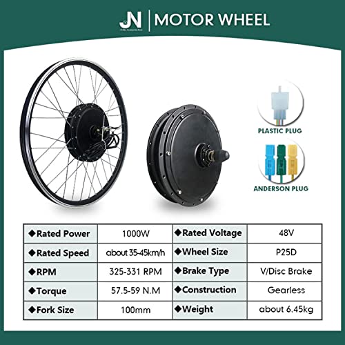 48V 1000W/1500W Front Wheel Electric Bike Conversion Kit Z3116