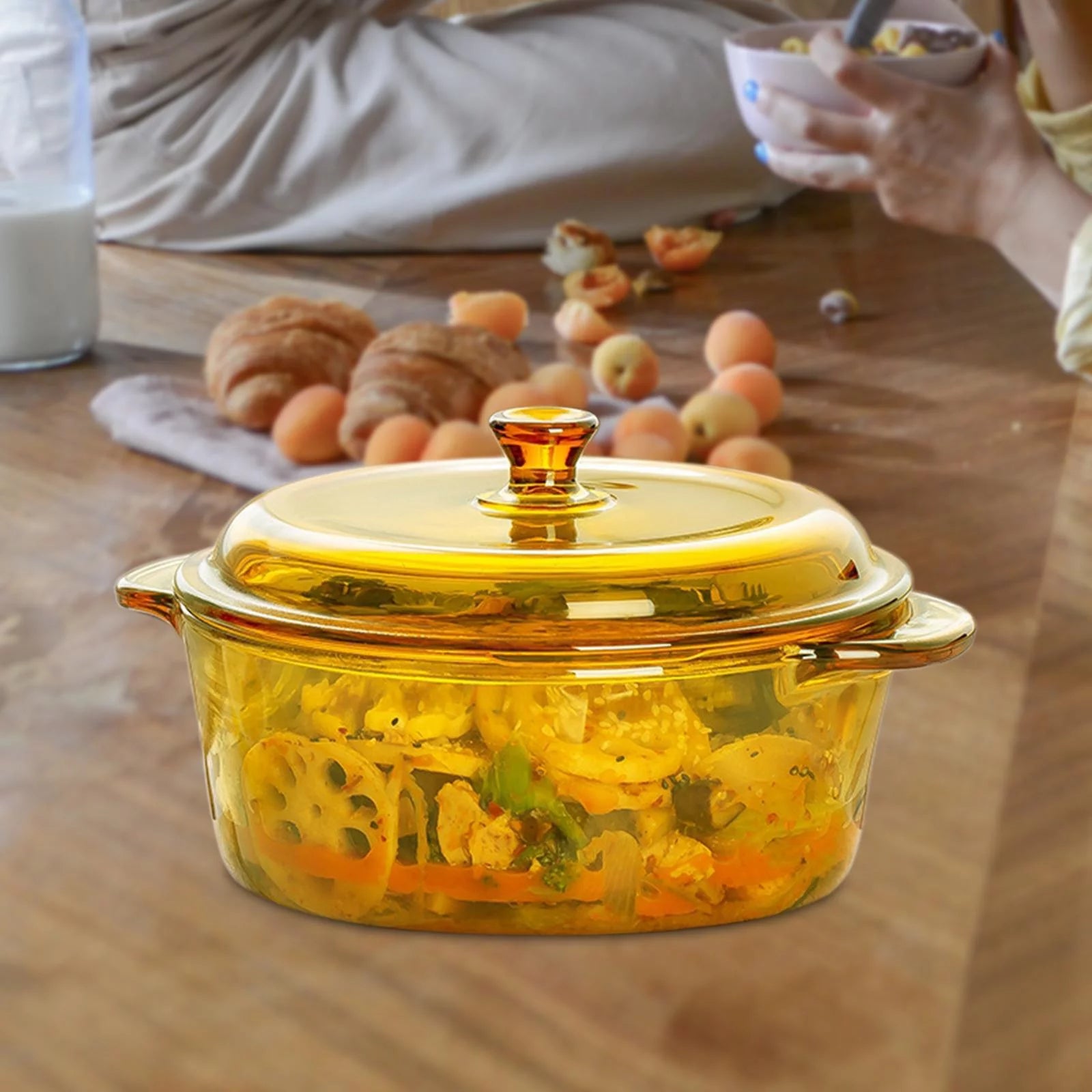 Glass Bowl with Lid 1.0L A251