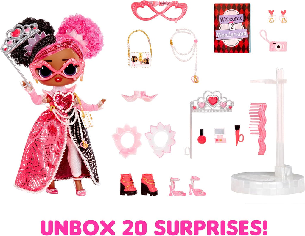 Fashion Doll with 20 Surprises Including Accessories & 2 Pink Outfits D2285