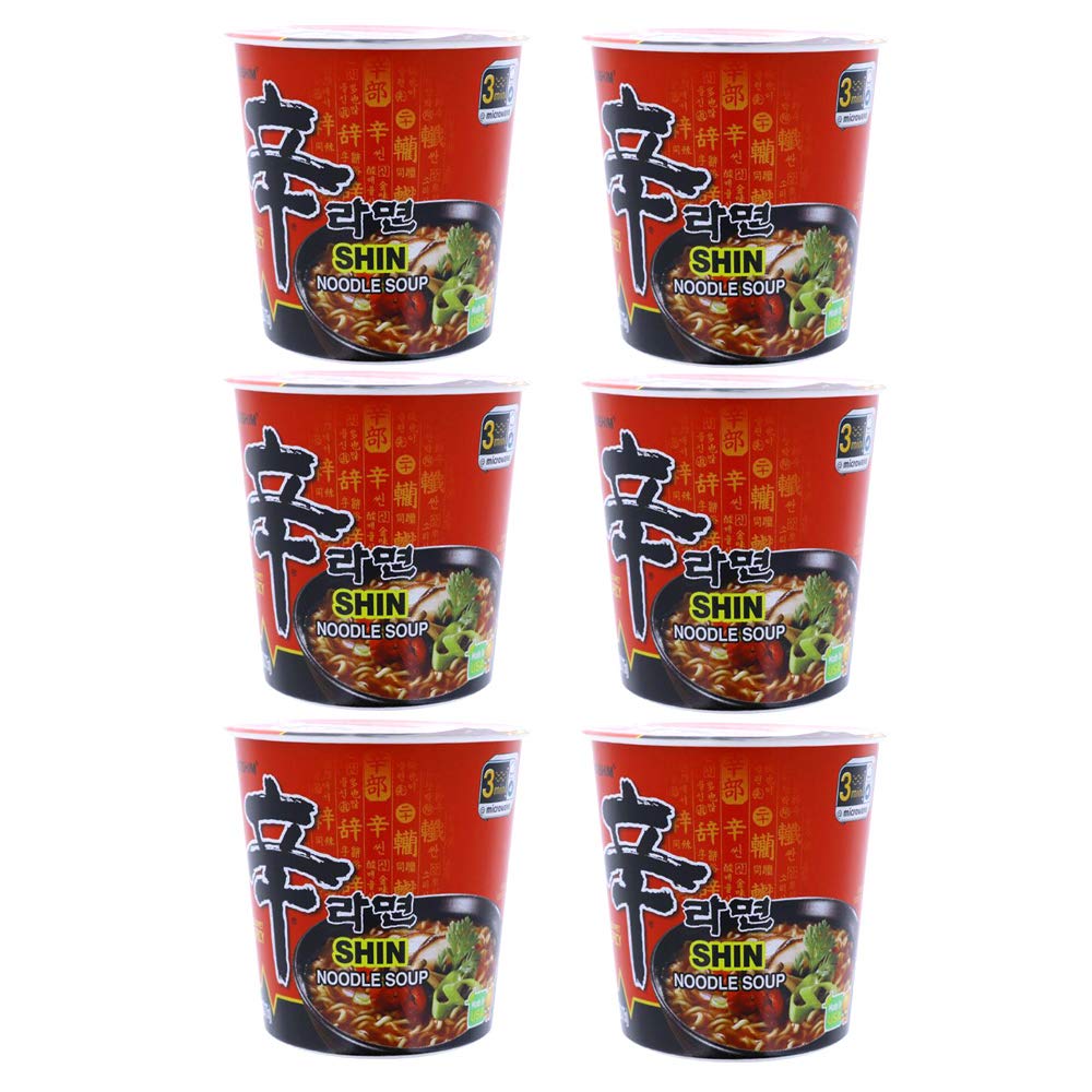 2.64 Ounce Pack of 6 Spicy Ramen Cup Noodle Z54104