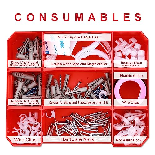 Mini Red 5-Drawer Steel Tool Box O60940