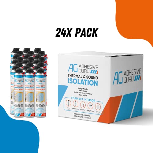 6 x 32.80 oz Polyurethane Spray Foam Insulation Kit B1971