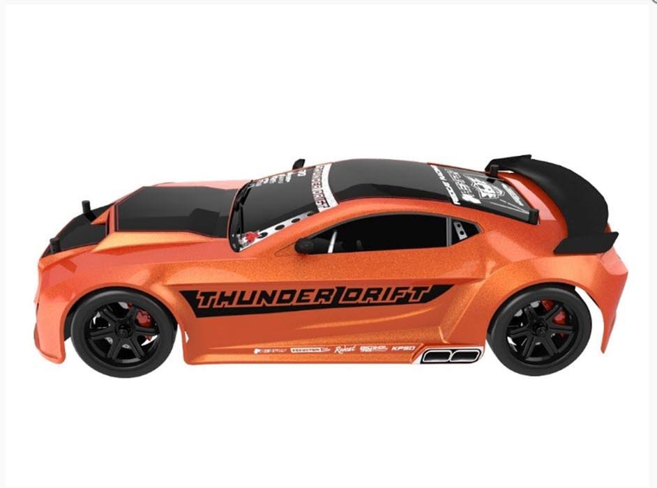 1/10 Scale Belt Drive Electric Orange Drift Car E72792