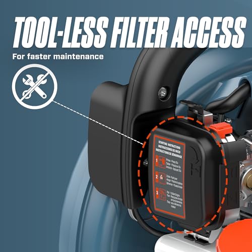 26.5 cc 4-Cycle Handheld Gas Leaf Blower U8705