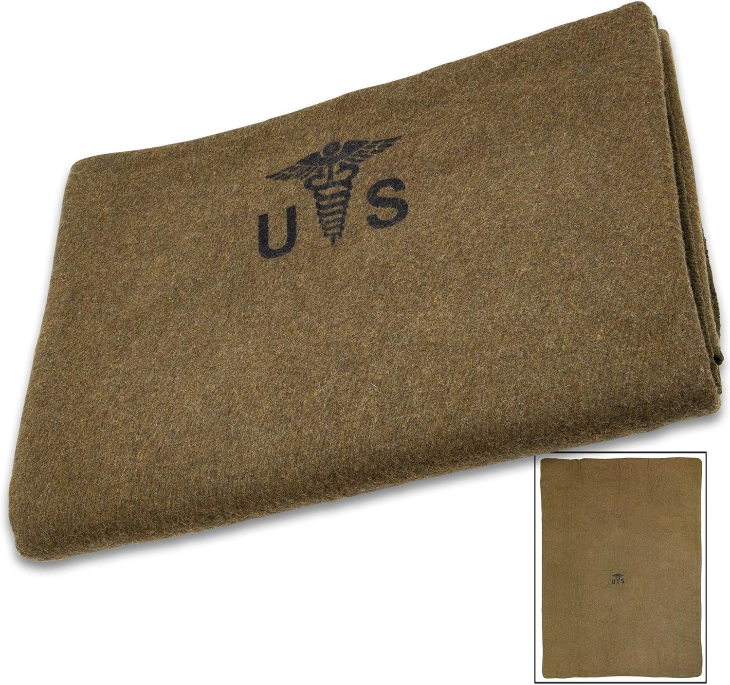 80% Wool Blanket 64"x 84" M25112