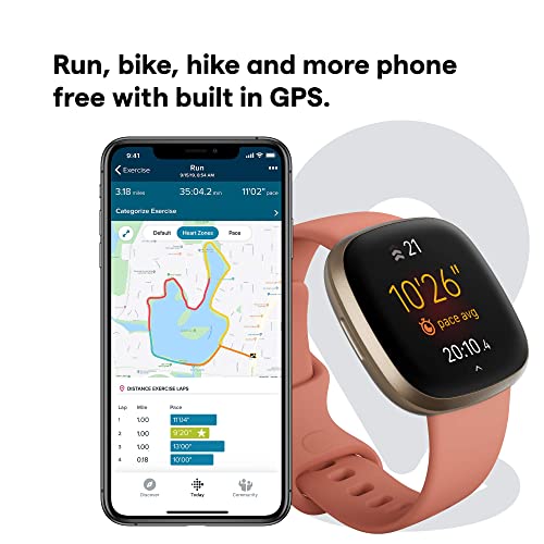 Black/Black Smartwatch with GPS A223240