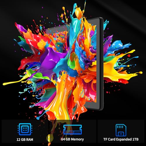 Android Tablet 10.1 Inch IPS HD Touch Screen 64GB Storage 8 in 1 Tablets Kit A3565