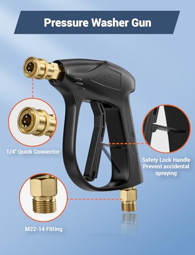 Heavy Duty Car Wash Foam Cannon with Adjustable Nozzle and 1 L Bottle Q7009