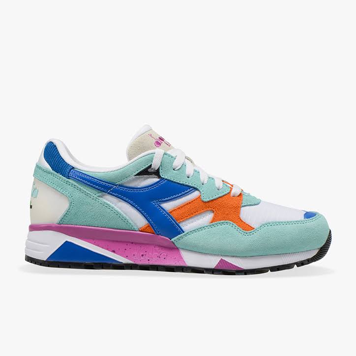 Blue Orange Lilac Trainers X973
