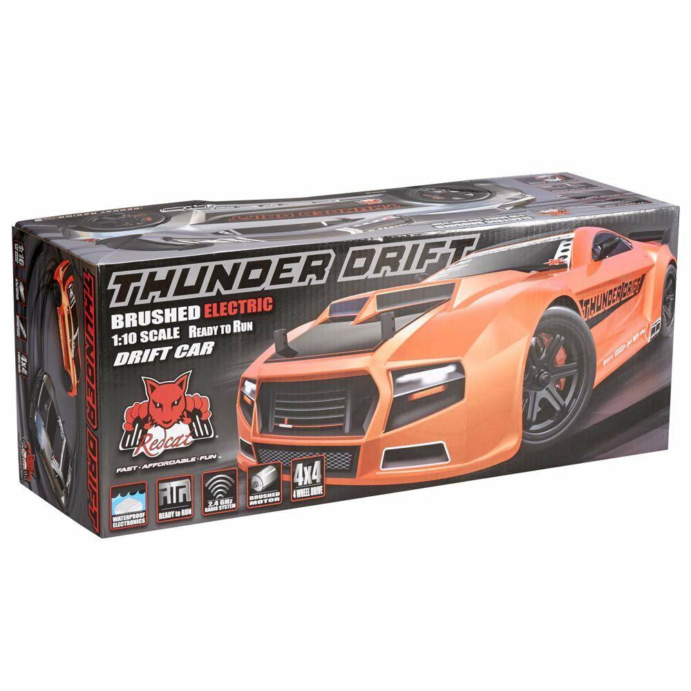 1/10 Scale Belt Drive Electric Orange Drift Car E72792