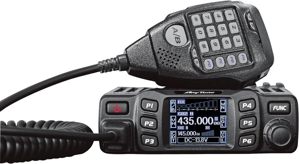 Dual Band Transceiver Mobile Radio VHF/UHF Two Way Radio P6613