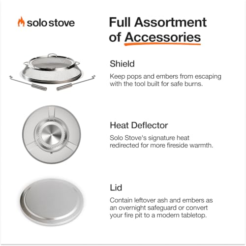 Bronze 19.5 Inch Stainless Steel Smokeless Fire Pit with Stand and Removable Ash Pan H644525