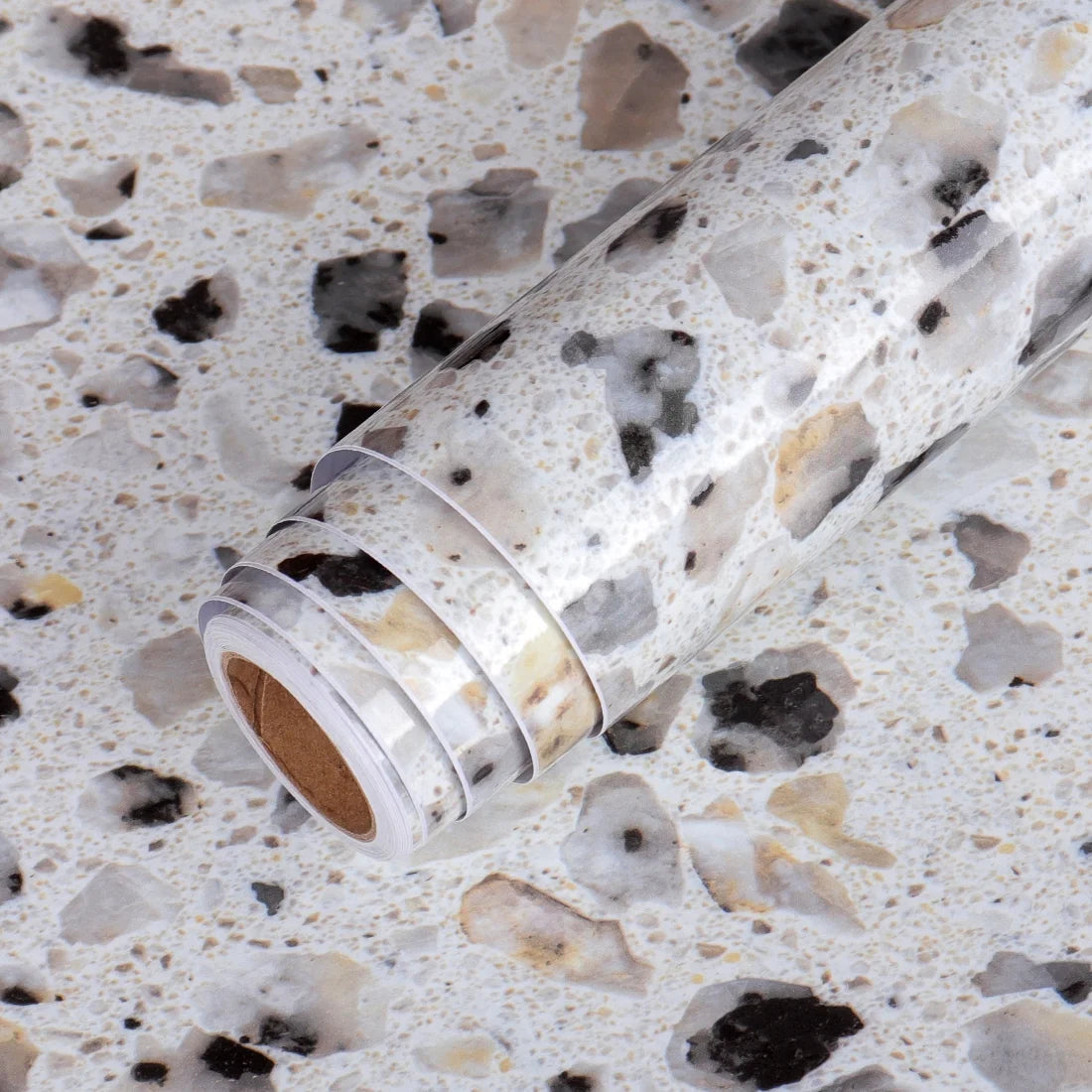 Gray Terrazzo Peel and Stick Contact Paper 36"x160" U934