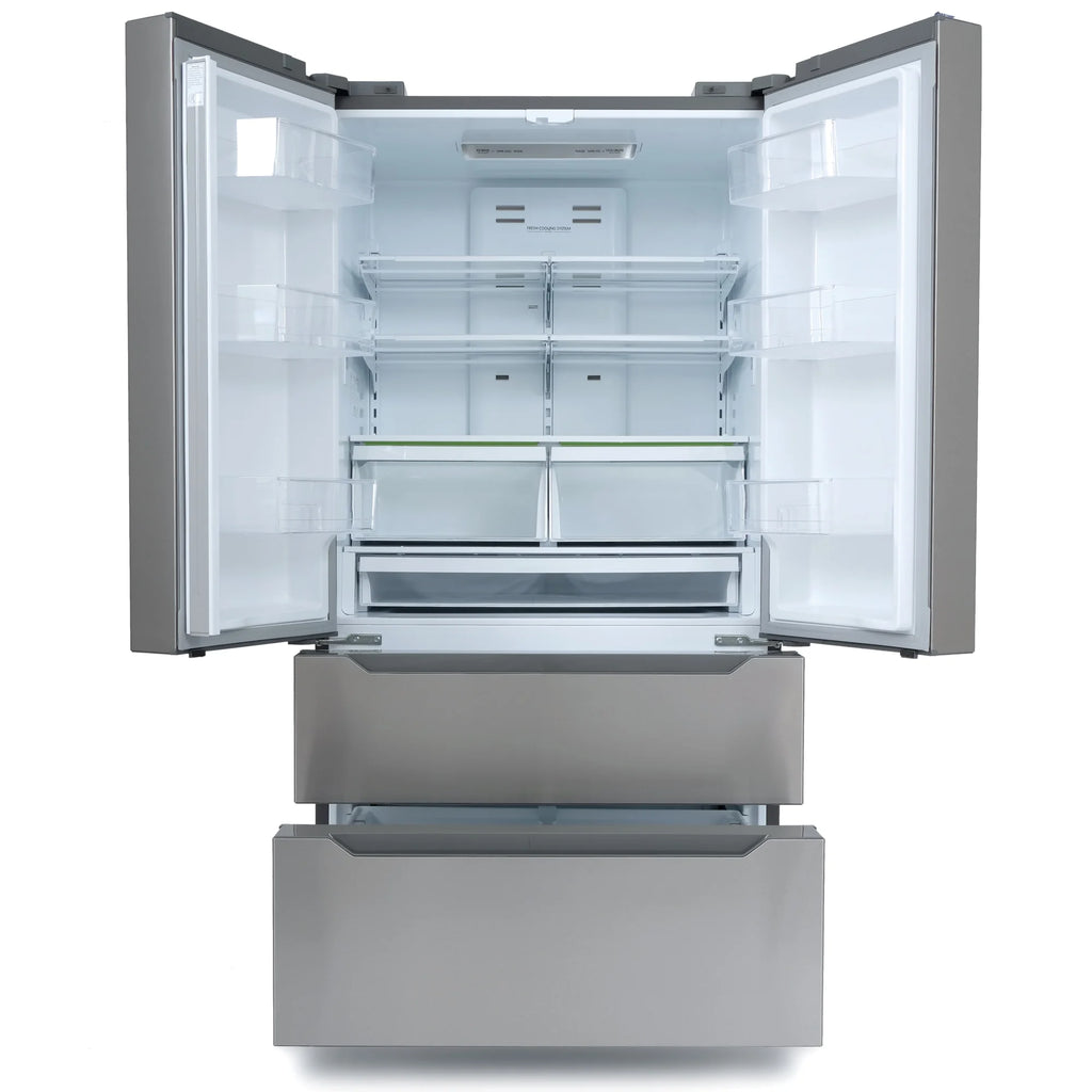 2 Piece Kitchen Appliance Package with Gas Range & French Door Refrigerator S153583