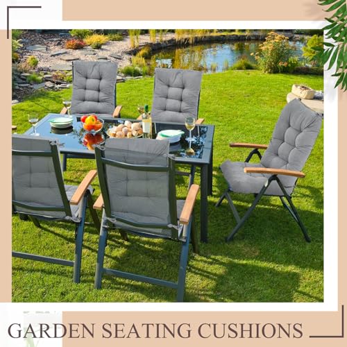 Beige 4 Sets Outdoor Patio Chair Cushions F3836