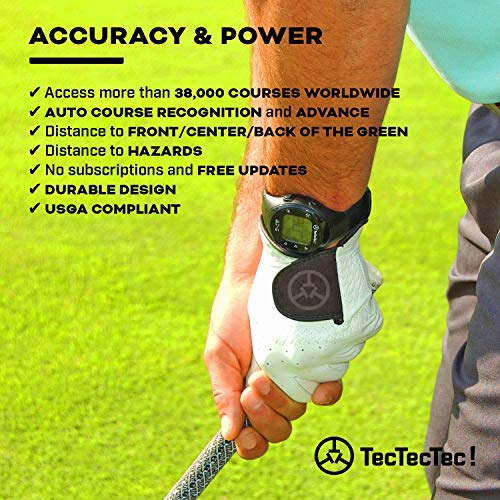 Black Golf GPS Watch with LCD Display P844