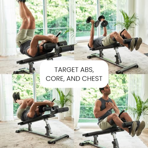 Adjustable Weight Bench with Reverse Crunch Handle E43730