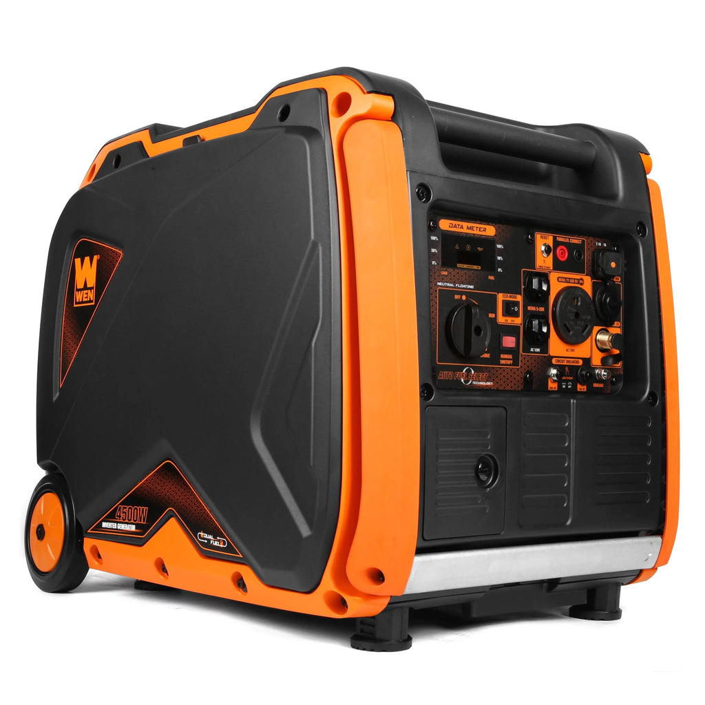 4500-Watt Dual Fuel Portable Inverter Generator with Fuel Shut-Off L8226