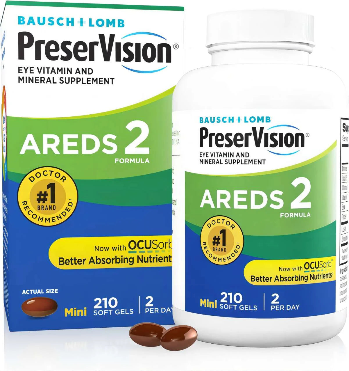210 Softgels Eye Vitamin & Mineral Supplement K41127