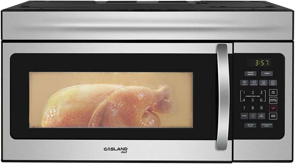 30 Inch Over-the-Range Microwave Oven with 1.6 Cu. Ft. Capacity, 1000 Watts, 300 CFM in Stainless Steel D871
