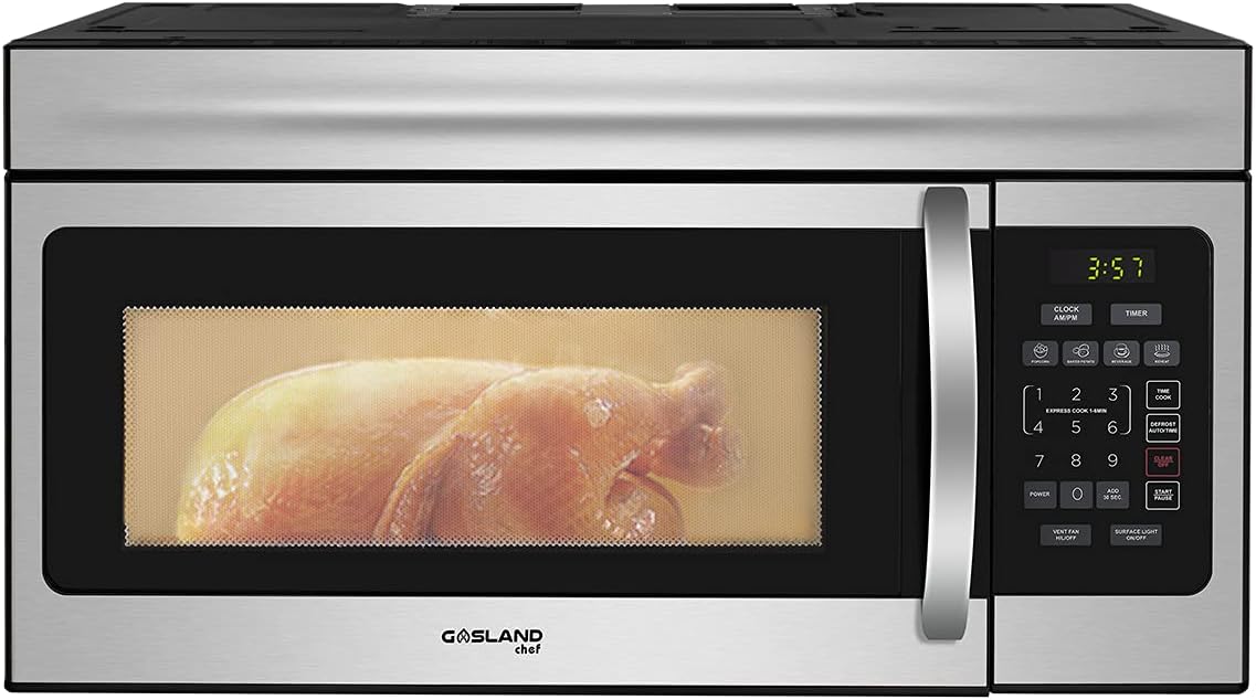 30 Inch Over-the-Range Microwave Oven with 1.6 Cu. Ft. Capacity, 1000 Watts, 300 CFM in Stainless Steel D871