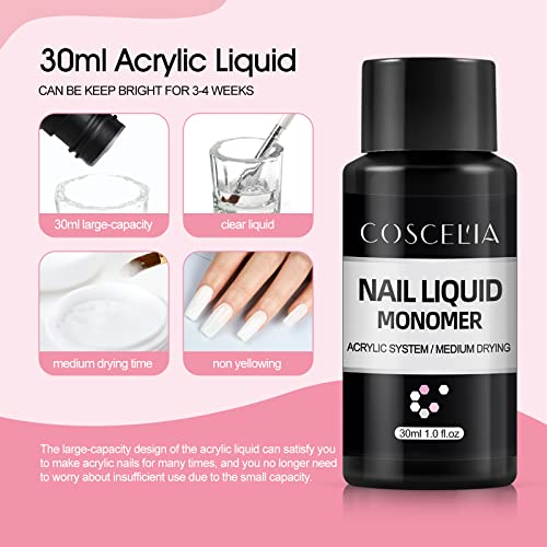 Acrylic Nail Kit with Drill and UV Light Acrylic Powder Nail Art Starter Kit A4761