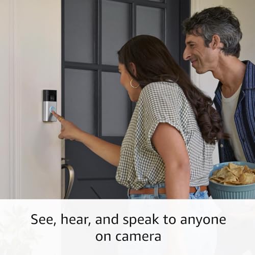 Satin Nickel Battery Doorbell X386