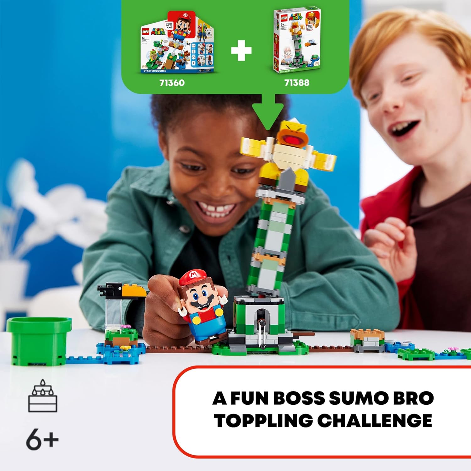 Boss Sumo Bro Topple Tower Expansion Set 71388 Building Kit (231 Pieces) X668778