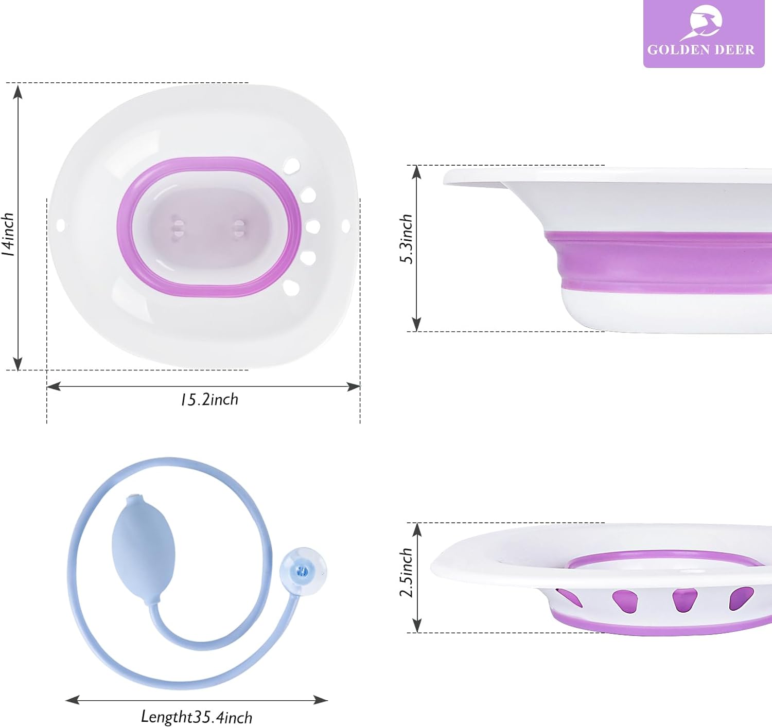 Sitz Bath for Toilet Seat O919328