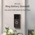 Satin Nickel Battery Doorbell X386