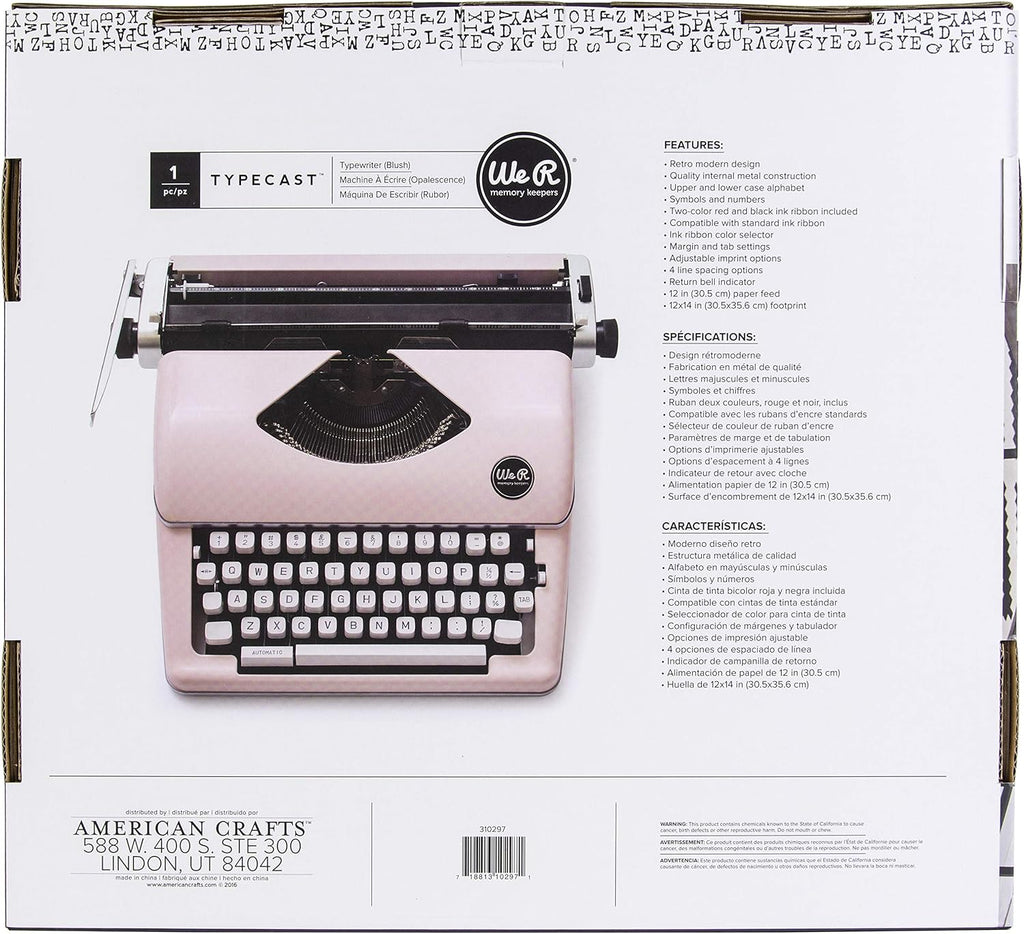 Pink Typewriter N7281