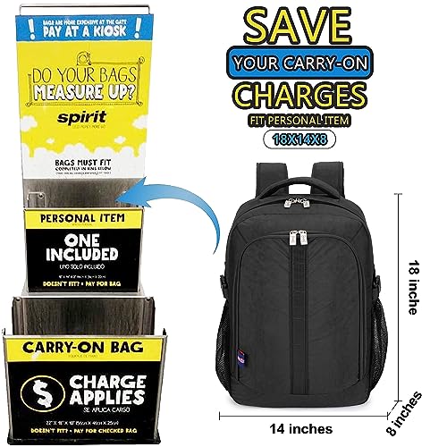 Navy Under-Seat Backpack 18 x 13 x 8 Inches X29516