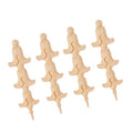 Unpainted Wood-Carved Decorative Onlays I500231