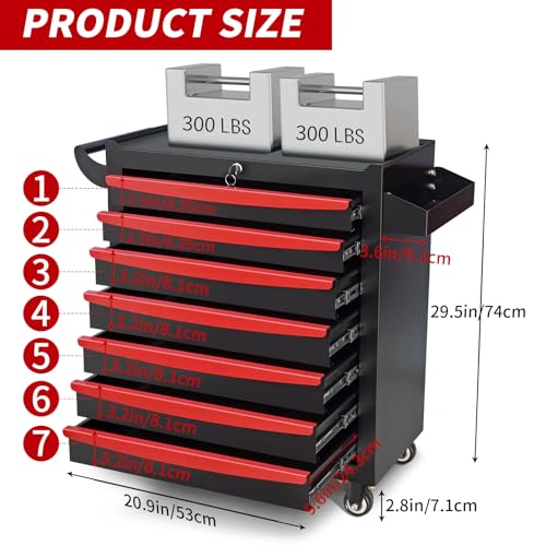 5 Drawer Metal Rolling Tool Chest R87839