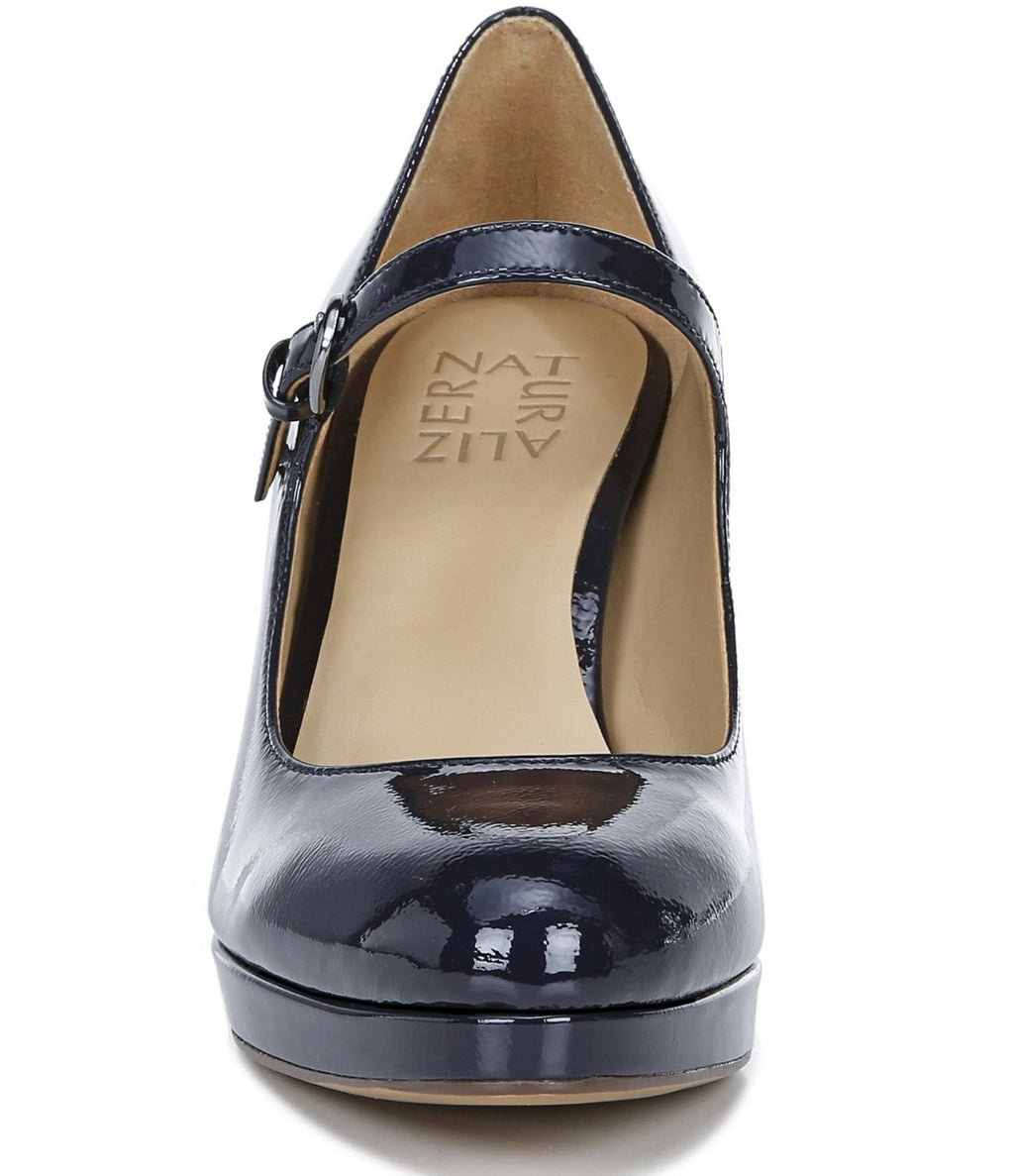 Navy Patent Mary Janes O54181