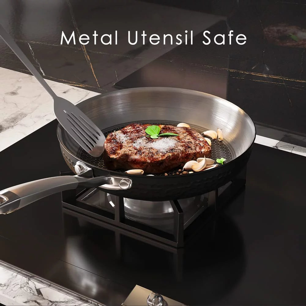 7-Piece Tri-Ply Stainless Steel Cookware Set H109537