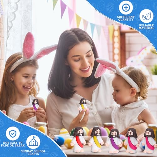 100 Pack Mini Jesus Figurines Multicolor X46953