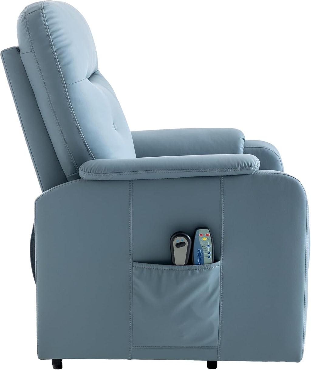 Heavy Duty Electric Recliner with Adjustable Heated Massage B394573