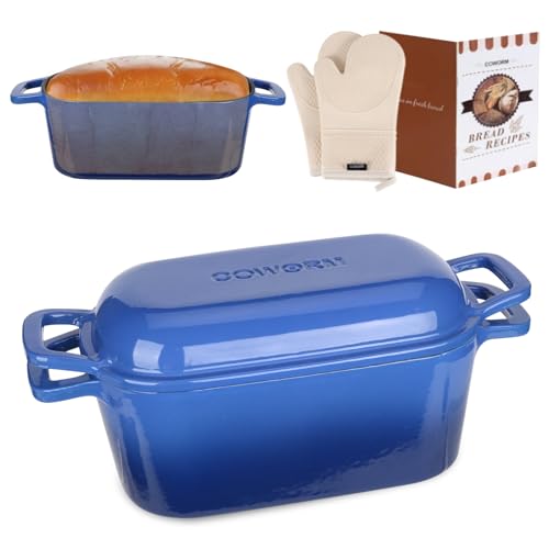 3.6QT Oval Enameled Cast Iron Dutch Oven with Lid X210