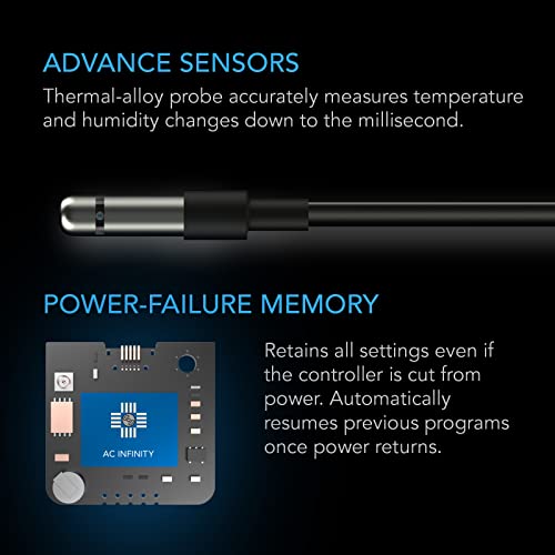 Smart Environmental Controller with Temperature Humidity Timer Controls W17499