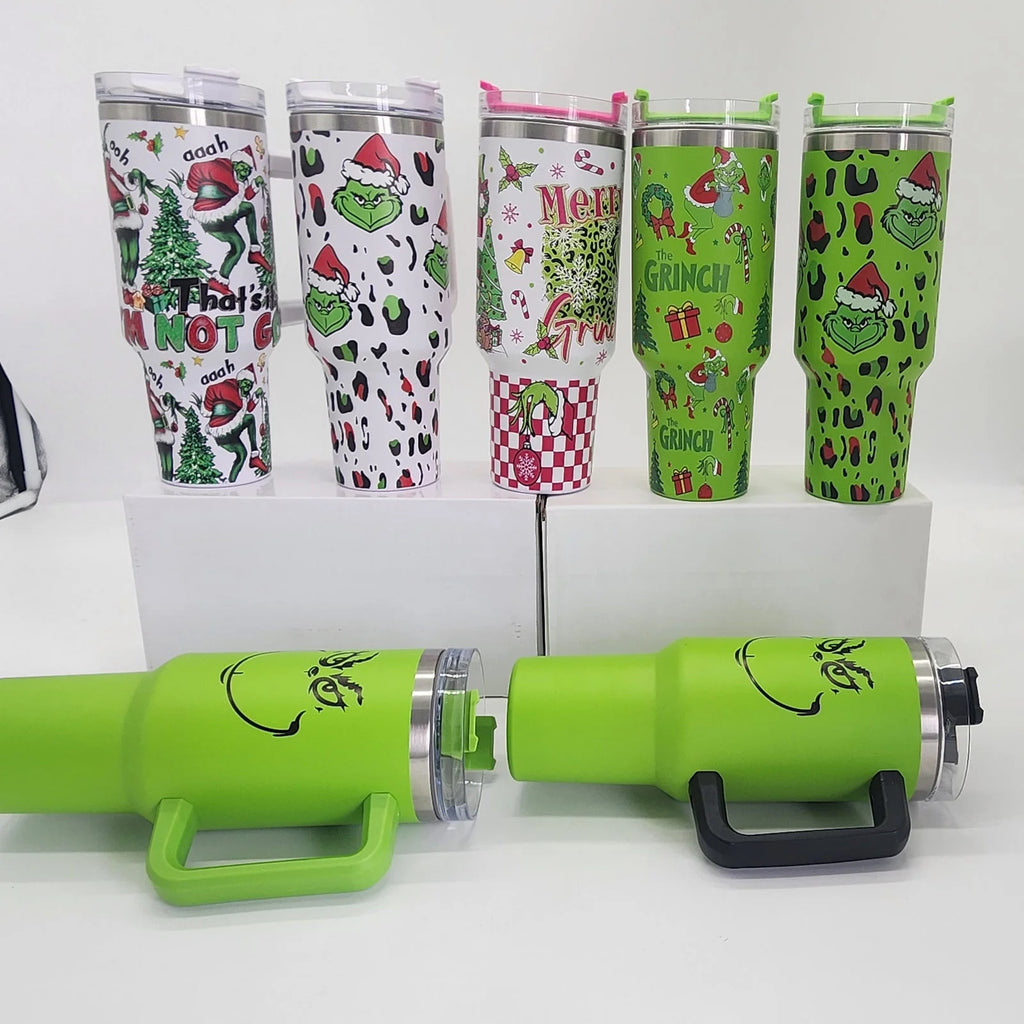 40 OZ Stainless Steel Insulated Tumbler with Handle J998