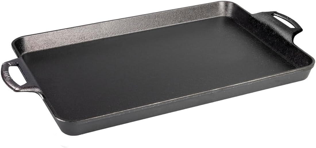 15.5"x10.5" Black Cast Iron Baking Pan D446