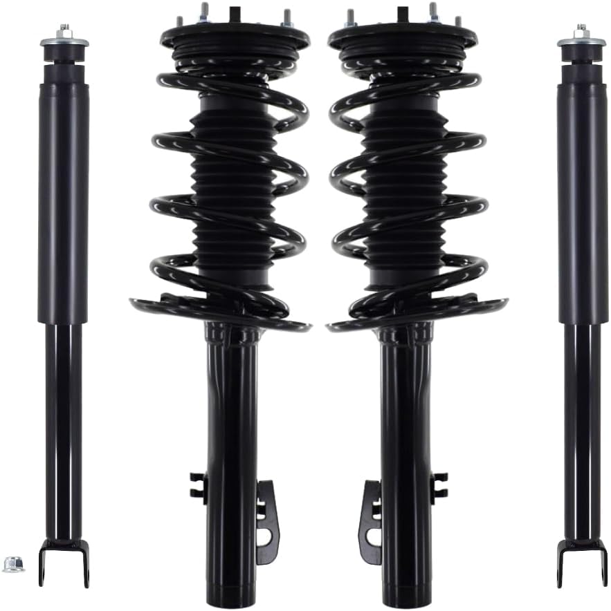 Set of 4 Front Strut-Coil Spring-Rear Shock N849445