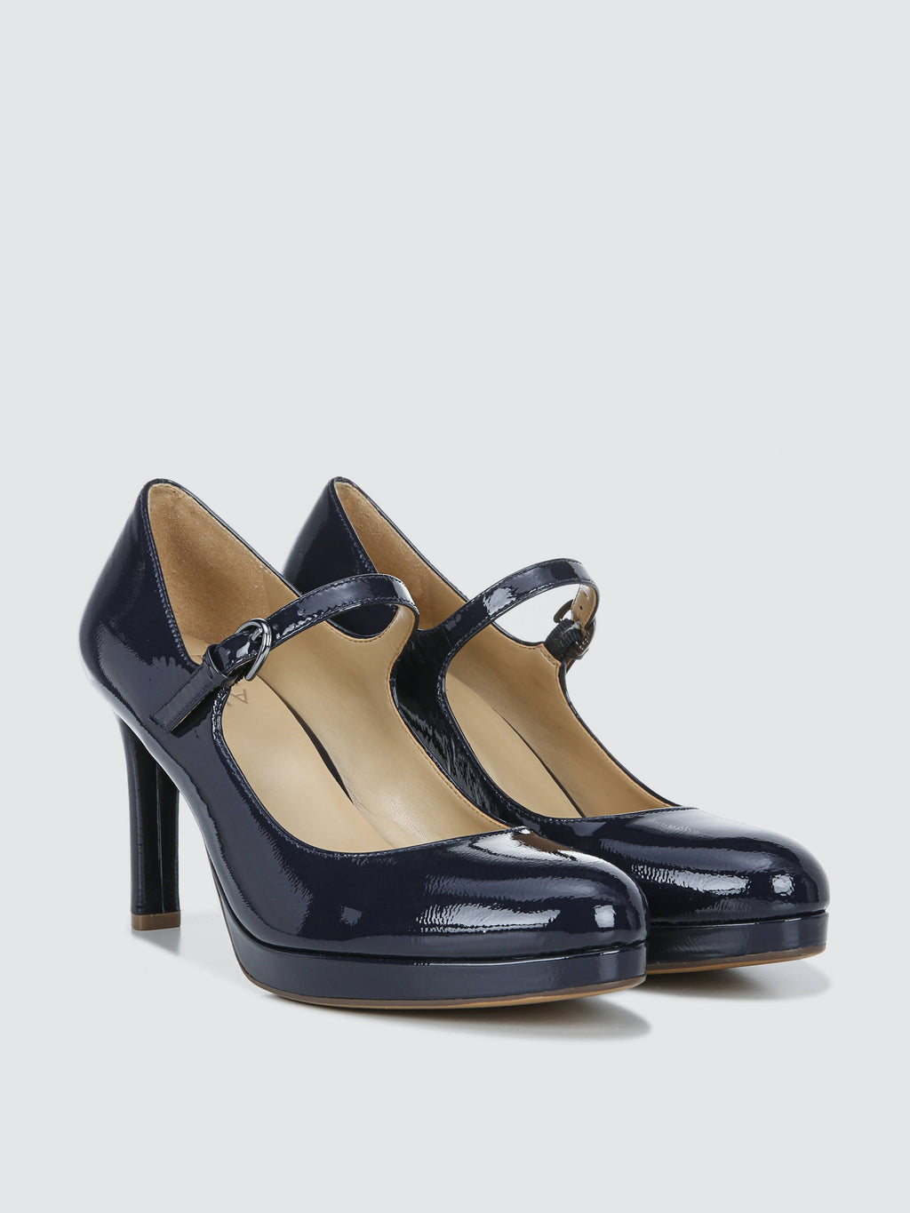 Navy Patent Mary Janes O54181