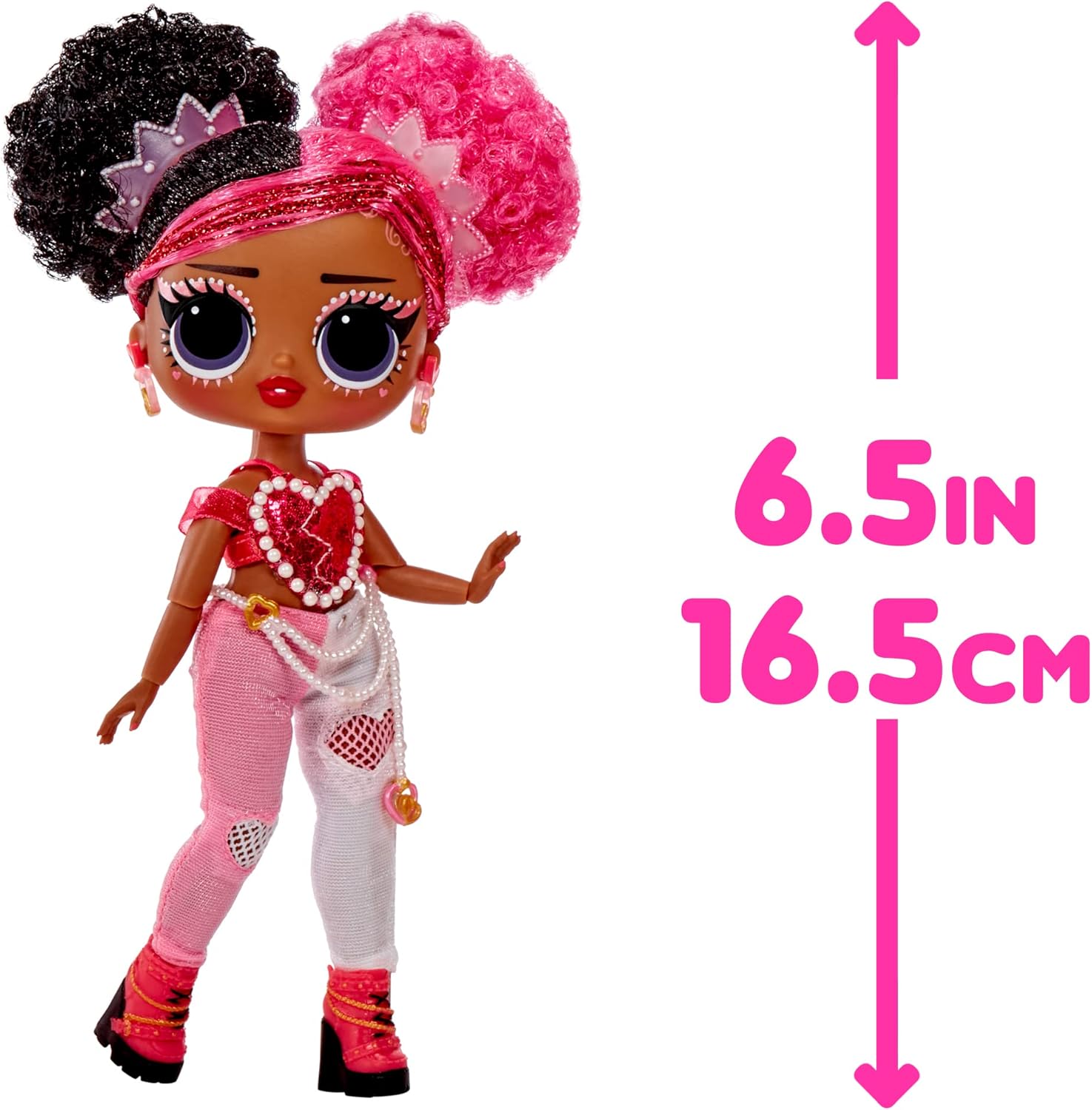 Fashion Doll with 20 Surprises Including Accessories & 2 Pink Outfits D2285