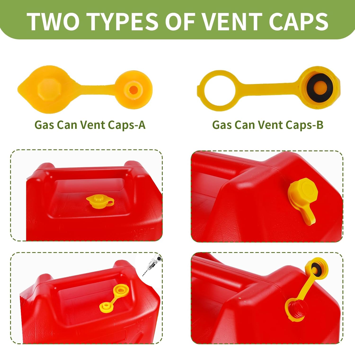 Anti-Spill Gas Can Nozzle Replacement with Flexible Nozzle Q748398