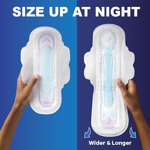 Ultra Thin Feminine Pads, Size 2 Long Super Absorbency, With Wings, Unscented, 58 Count N288206