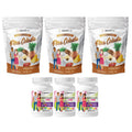 Duodenal Switch Vitamin Pack - Chewables 3-Month Supply, Mixed Berry Chewable - Iron Free, Piña Colada Calcium Citrate Soft Chews K801360