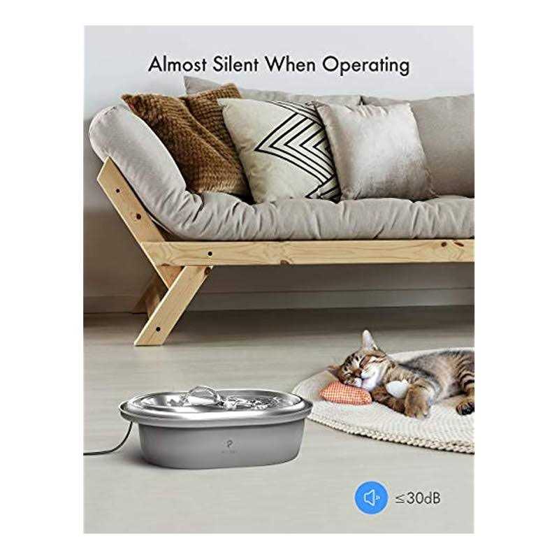 Cat Water Fountain Stainless Steel U395025