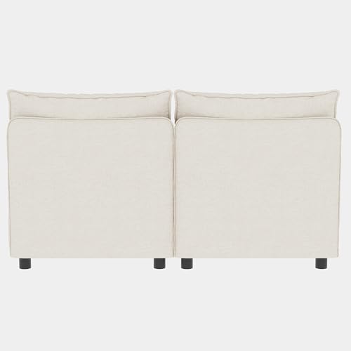 Oversized Modular Storage Sectional Sofa with Movable Ottomans and Seat, U-Shaped Chenille Upholstered Sofa Couch Z92590